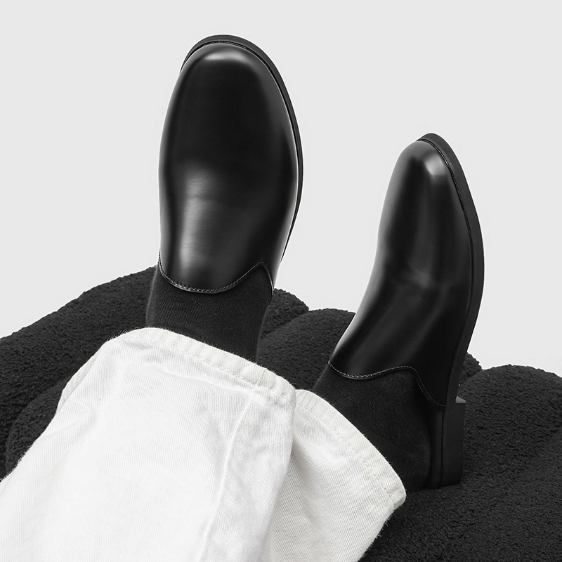 Muške Slip-On mokasine s zatvorenim prstom – Casual, lagane, ravna gumena potplat, super fleksibilna gornja strana 25534-H