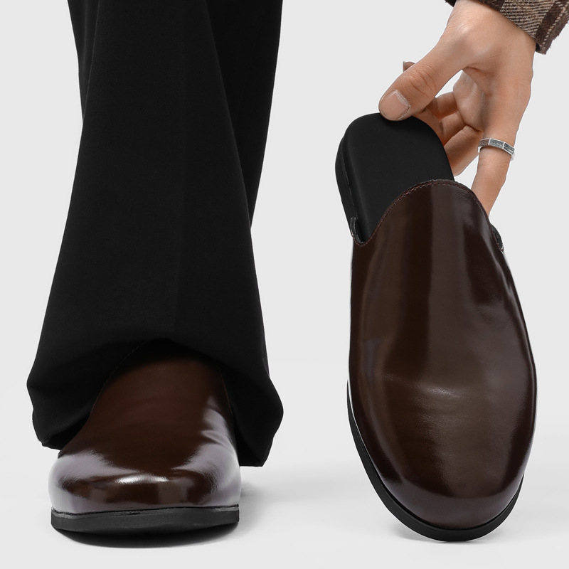 Muške Slip-On mokasine s zatvorenim prstom – Casual, lagane, ravna gumena potplat, super fleksibilna gornja strana 25534-H