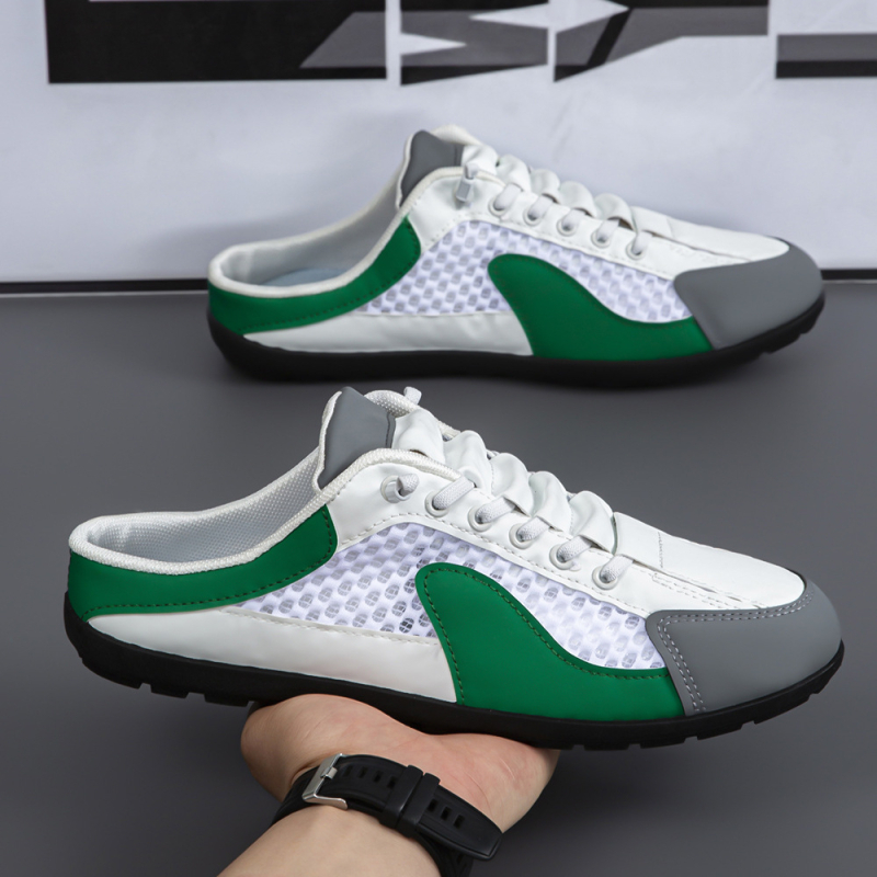 Baotou Slip-On muške sandale – prozračni mrežasti gornji dio, EVA potplat, casual obuće za vožnju i plažu