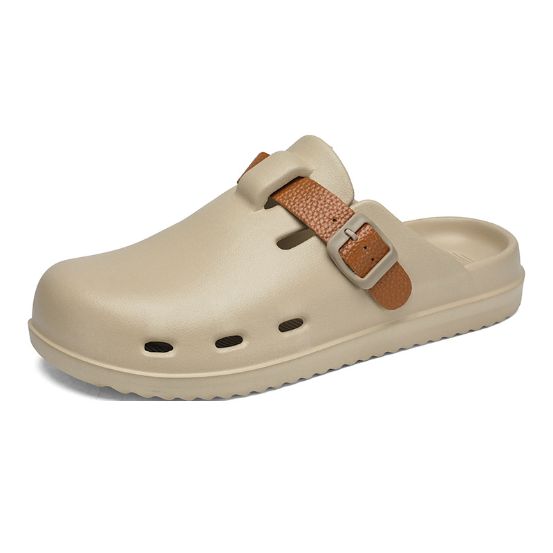 Muške slip-on sandale s EVA gornjim dijelom i EVA potplatom, oblikovane od jednog komada, protuklizne, za svakodnevnu vanjsku upotrebu