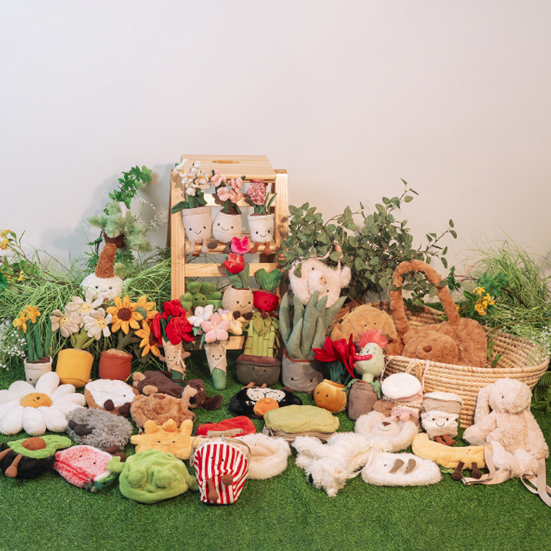 Backpack λούτρινο σκυλί με χιαστί — Ουέστ Χάιλανττερ, Jellycatnip, γέμισμα PP cotton, ύφασμα plush, κατάλληλο για ηλικίες 14+