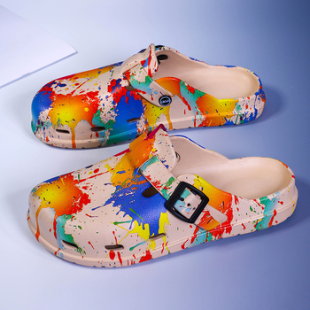 Muške sandale Camouflage Pack-Toe – EVA gornji dio i đon, injekcijski oblikovan đon, slip-on, casual stil