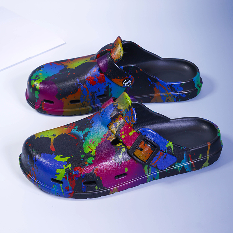 Muške sandale Camouflage Pack-Toe – EVA gornji dio i đon, injekcijski oblikovan đon, slip-on, casual stil
