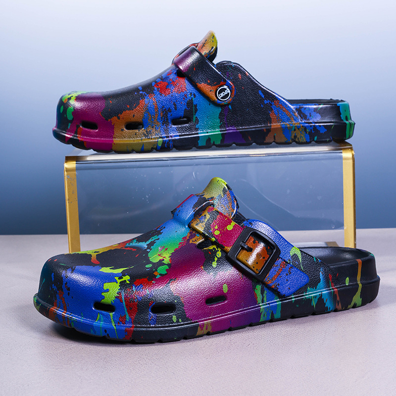 Muške sandale Camouflage Pack-Toe – EVA gornji dio i đon, injekcijski oblikovan đon, slip-on, casual stil