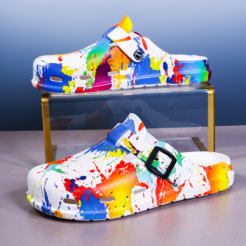 Muške sandale Camouflage Pack-Toe – EVA gornji dio i đon, injekcijski oblikovan đon, slip-on, casual stil