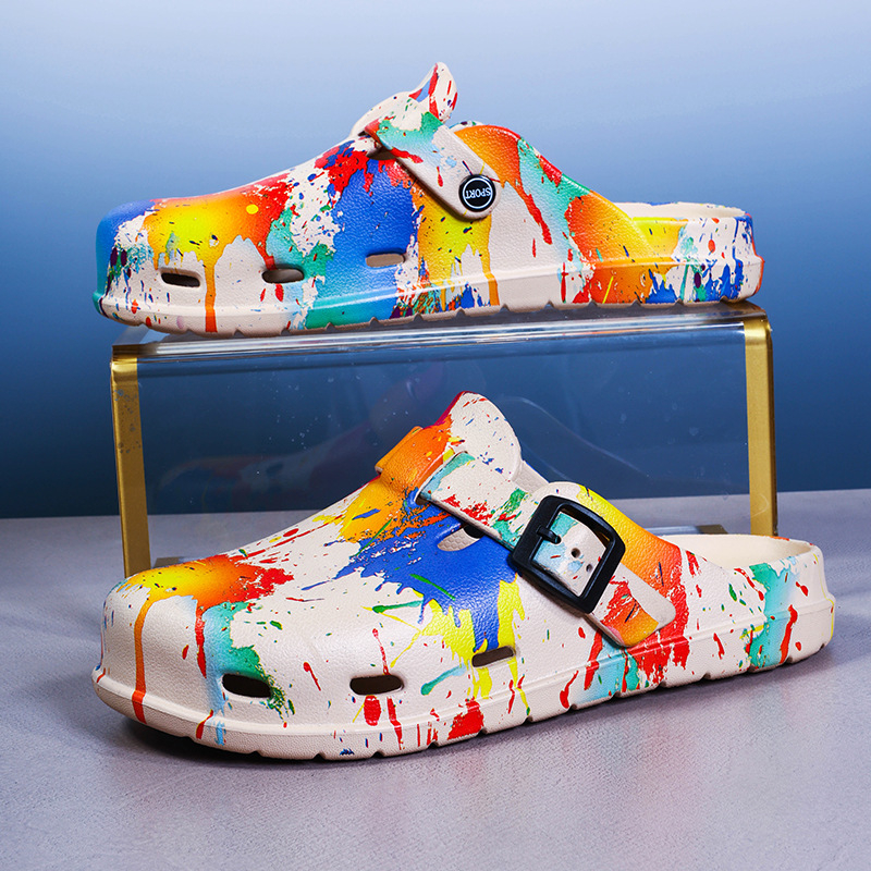 Muške sandale Camouflage Pack-Toe – EVA gornji dio i đon, injekcijski oblikovan đon, slip-on, casual stil