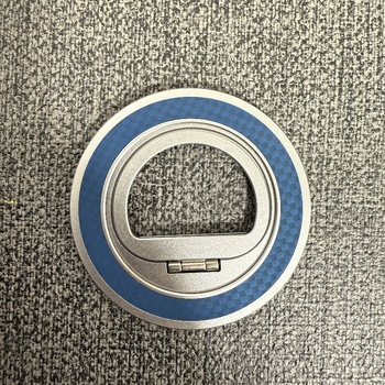 MagSafe držač za telefon od aluminijske legure, karbon tekstura, okretni prsten, magnetska stolna podrška