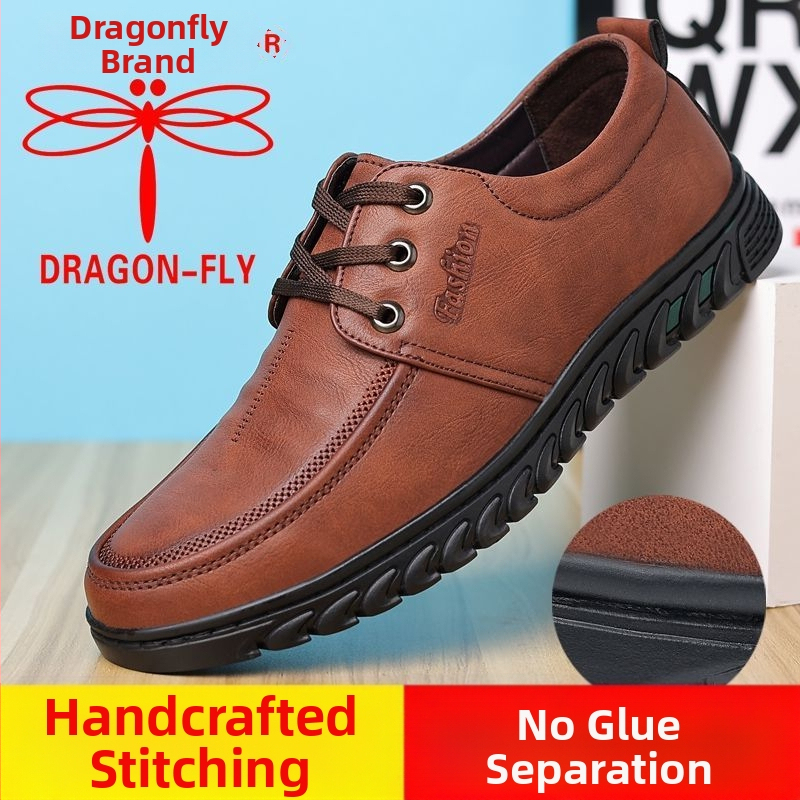 Muški loaferi od nubuka — gornji dio od nubuka, gumena potplat, oštar vrh, latex uložak, britski stil