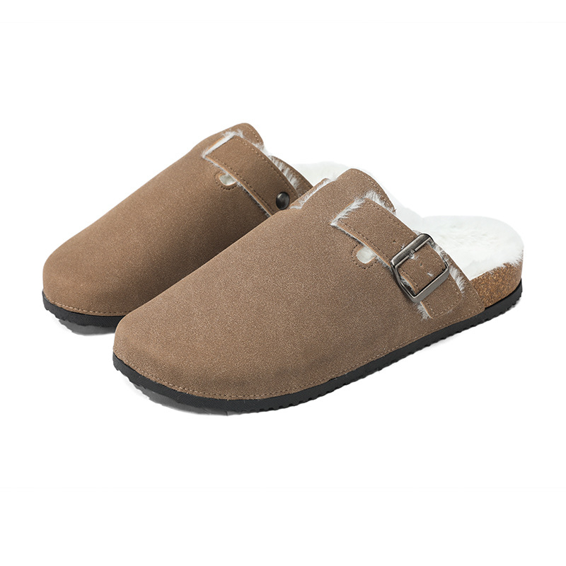 Muške papuče s debelom potplatom za povećanje visine, slip-on, PVC potplat, gornji dio od imitacije superfibra, otporne na trošenje