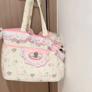 Lagana torbica za kućne ljubimce u korejskom stilu, preko ramena i crossbody, za pse i mačke