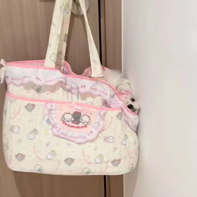 Lagana torbica za kućne ljubimce u korejskom stilu, preko ramena i crossbody, za pse i mačke