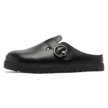 Muške Baotou Slip-On tenisice, gornji dio od umjetne kože, PVC potplat, injekcijski oblikovan potplat, reljefni završetak, 2025