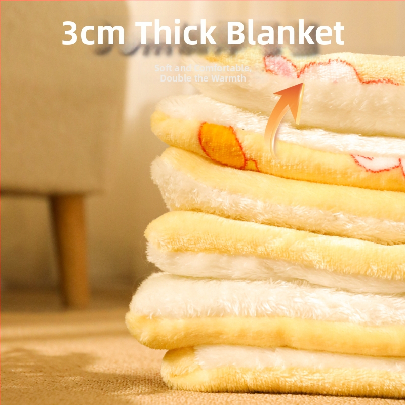 Χαλάκι κατοικίδιων με καρτούν εκτύπωση, φλανελ-σερπα ύφασμα, ενισχυμένο για τεσσάρων εποχών, πλένεται στο πλυντήριο