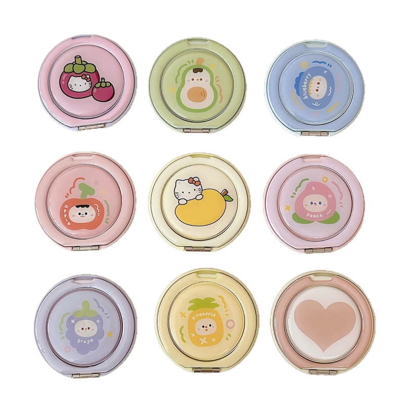 Prsteňový držiak na telefón z akrylu, 360° otáčanie, dizajn ovocia z živice, DIY, karikatúrny štýl