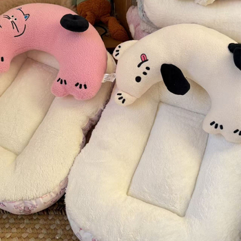 Διπλής όψεως υπόστρωμα για σκύλους από βελούδινο ύφασμα