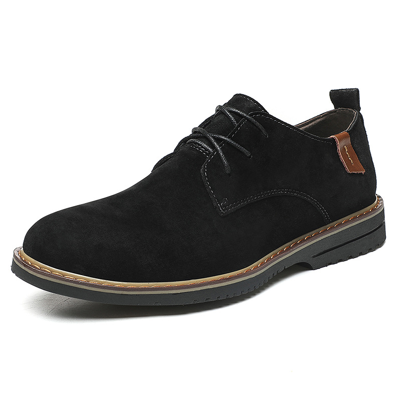 Muške mokasinke od pigskin kože, za poslovne i casual nošenje, okrugli vrh, slip-on, PU ulošak, gumeni potplat, niski potpet 1–3 cm
