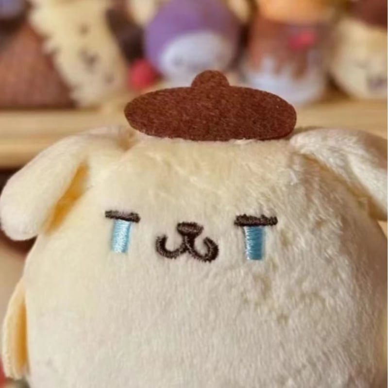 Λούτρινο σκυλάκι με κλιπ για κλειδιά – κλαίγον σκυλί κούκλα, γέμισμα PP βαμβάκι, βελούδινο ύφασμα, κατάλληλο για 14+.