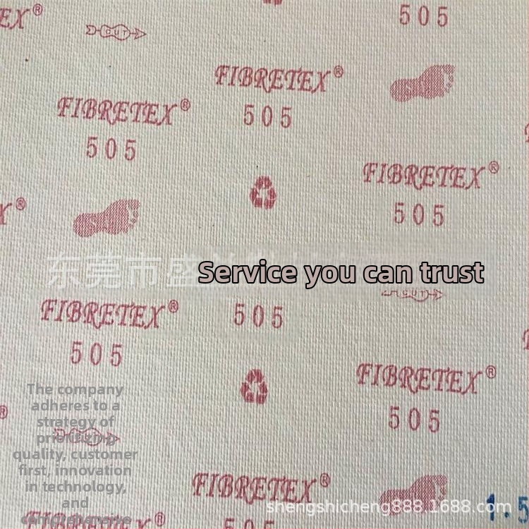 Medzikus podrážka pre vodotesný materiál obuvi, model 505, štýl FIBRETEX505, materiál: papier a drevná pulp, vhodné pre športovú obuv, koženú obuv, topánky, sandále, bežnú a pracovnú obuv