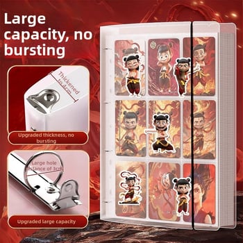 Kolekcionarski kartični album, A5 s četiri mreže po stranici i A4 s devet mreža, 40 unutarnjih stranica, PP omot, stil crtani album, jednostavno uvezivanje