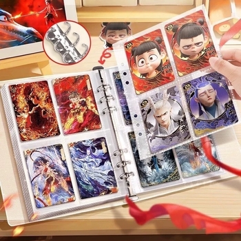 Kolekcionarski kartični album, A5 s četiri mreže po stranici i A4 s devet mreža, 40 unutarnjih stranica, PP omot, stil crtani album, jednostavno uvezivanje