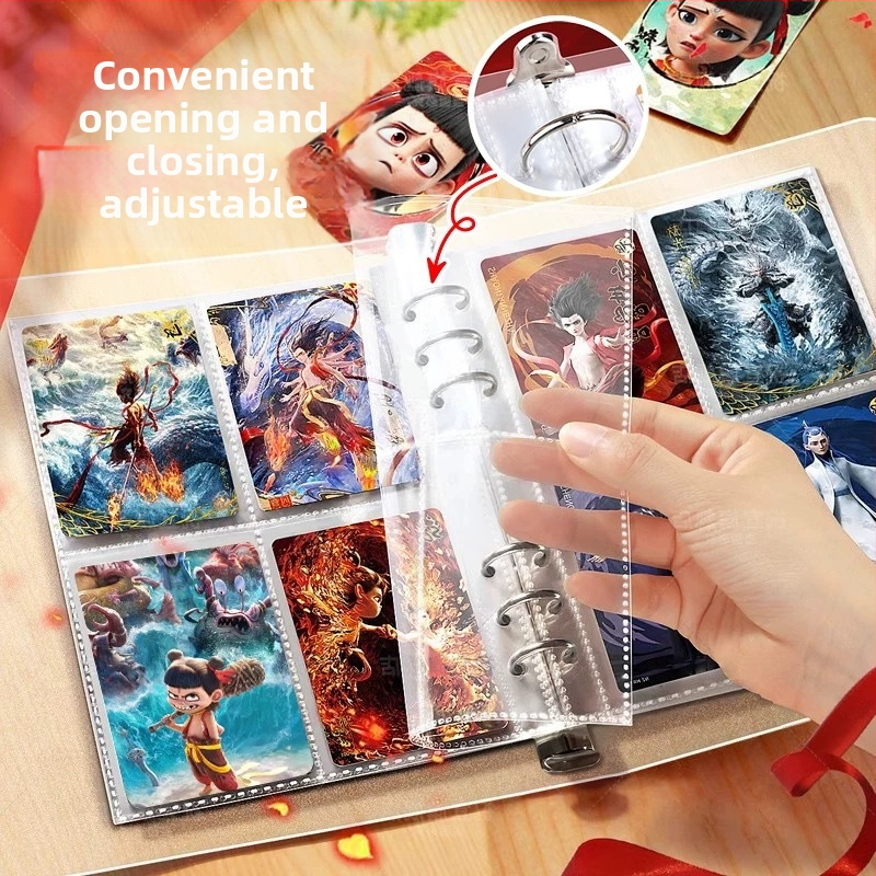 Kolekcionarski kartični album, A5 s četiri mreže po stranici i A4 s devet mreža, 40 unutarnjih stranica, PP omot, stil crtani album, jednostavno uvezivanje