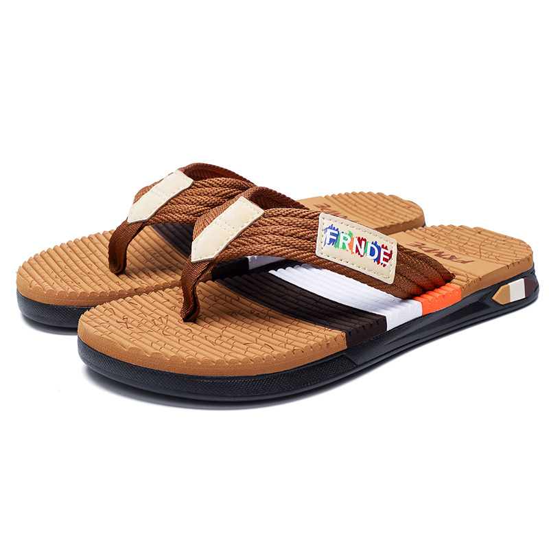 Muške PU sandale s otvorenim prstom, kaiš između prstiju, gumena potplata, casual stil, sve sezone