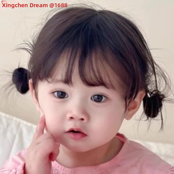 Perika za dijete Yueying, vlakno otporno na toplinu, ravna kosa, sladak stil, za djecu