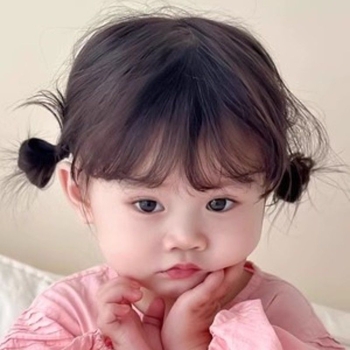 Perika za dijete Yueying, vlakno otporno na toplinu, ravna kosa, sladak stil, za djecu