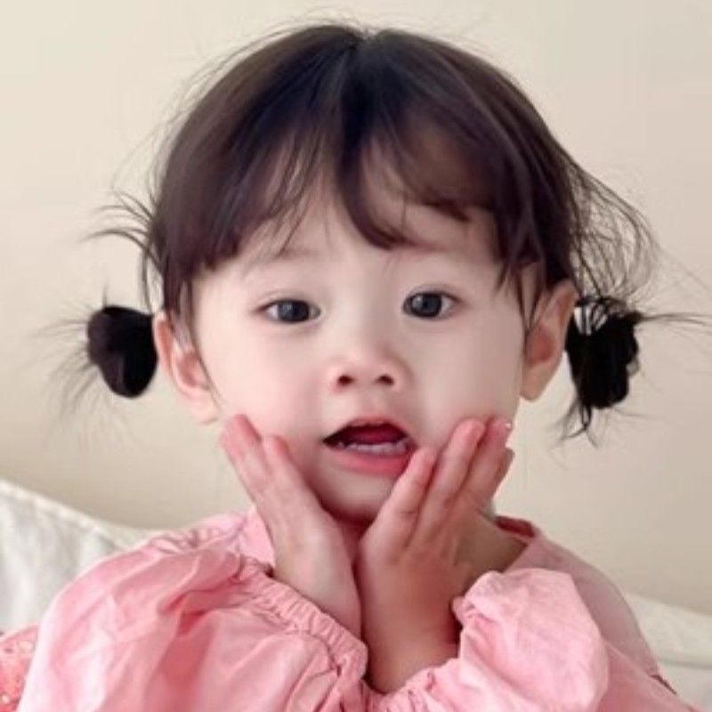 Perika za dijete Yueying, vlakno otporno na toplinu, ravna kosa, sladak stil, za djecu