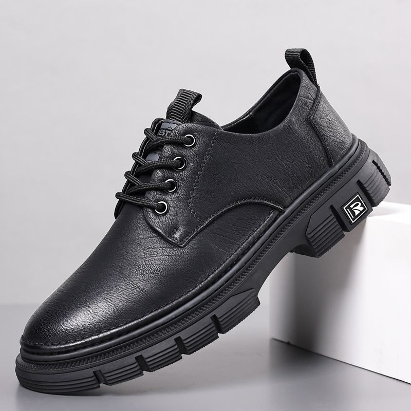 Muške cipele od split kože s mekanom potplatom za zimu — gornji dio split koža; potplata guma; ulošak PU; unutarnji materijal split koža; prozračné, lagane, protuklizne