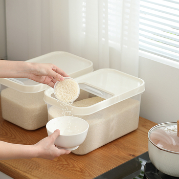 Suberge Spremnik za hranu kućnih ljubimaca — PP, zatvoren, otporan na vlagu, za hranu mačaka i psa, kućna upotreba