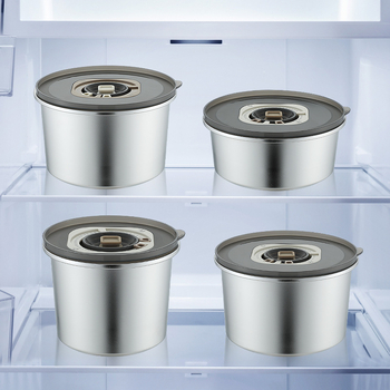 Κουτί φαγητού από 304 ανοξείδωτο ατσάλι, στρογγυλό, χωρητικότητας 800–1000 ml, φορητό και αεροστεγές
