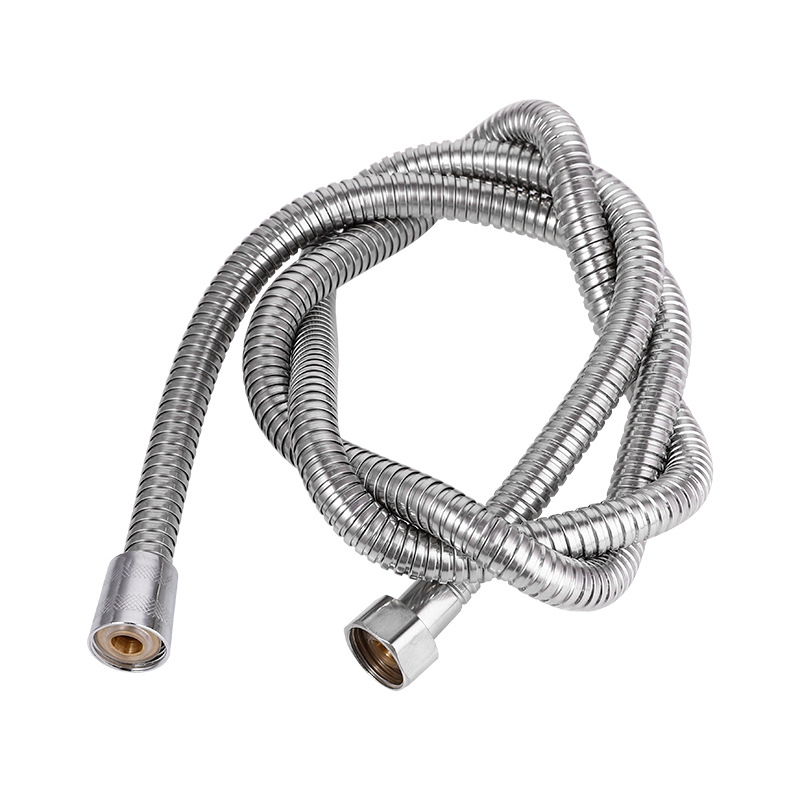 Furtun de duș din oțel inoxidabil – model: tub de duș cu exterior din oțel inoxidabil; presiune nominală: 7; temperatură de funcționare: 50°C; instalare: conectare; stil: modern minimalist