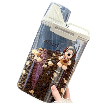 Spremnik za hranu za kućne ljubimce — zatvoren, otporan na vlagu (PP, 1700 ml)