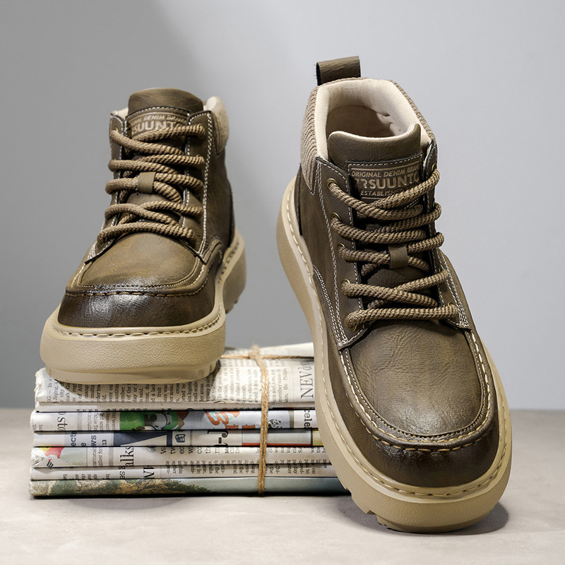 Muške Martin čizme, Vintage/Work boots, gornji dio: mikrovlaknasta koža, gumena potplata, EVA ulošak, mrežasta podstava, srednja visina