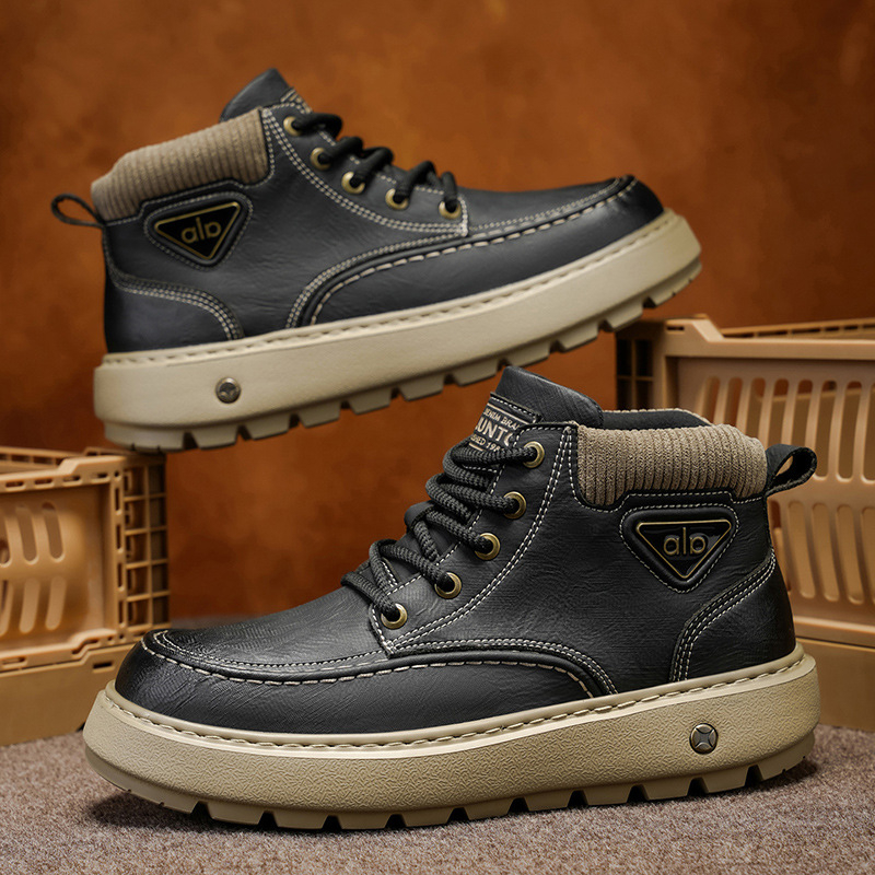 Muške Martin čizme, Vintage/Work boots, gornji dio: mikrovlaknasta koža, gumena potplata, EVA ulošak, mrežasta podstava, srednja visina