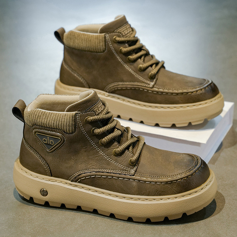 Muške Martin čizme, Vintage/Work boots, gornji dio: mikrovlaknasta koža, gumena potplata, EVA ulošak, mrežasta podstava, srednja visina