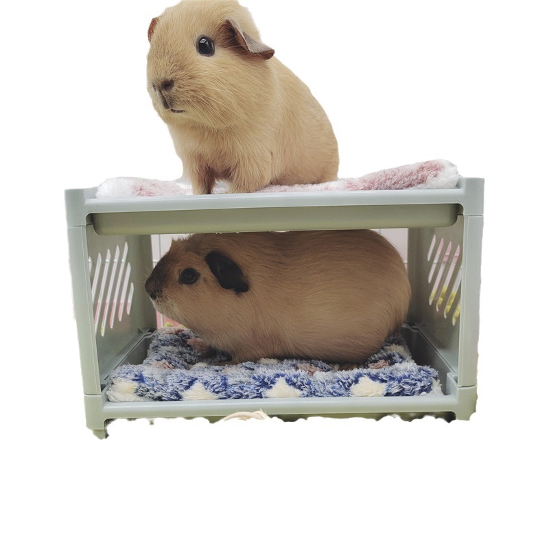 Kutno leglo za male kućne ljubimce, okrugli plastični dizajn, unutarnja upotreba, vodootporna, za hamster
