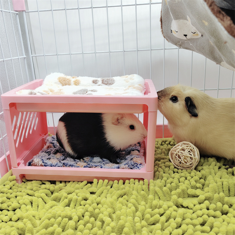 Kutno leglo za male kućne ljubimce, okrugli plastični dizajn, unutarnja upotreba, vodootporna, za hamster
