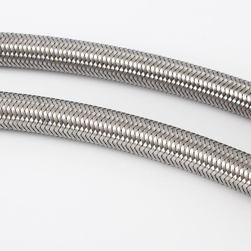 Furtun de alimentare pentru toaletă din oțel inoxidabil cu țesătură din sârmă împletită, model 06, 0-1 MPa, 0-90°C, instalare manuală