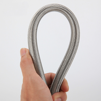 Furtun de alimentare din oțel inoxidabil 304, cu capete duble pentru boiler și toaletă, model 1223, presiune nominală 0,6 MPa, temperatură de lucru 90°C, montaj universal