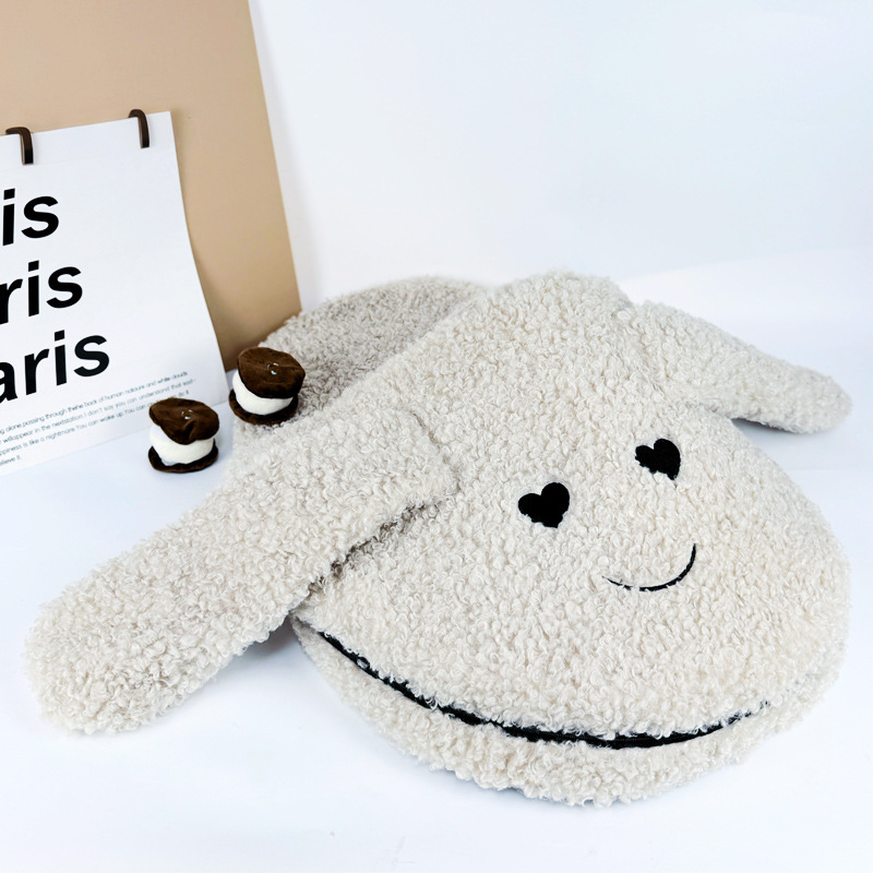 Βελούδινο ημι-κλειστό κρεβάκι-φωλιά για κατοικίδια, αφαιρούμενο και πλένεται, εύκολο στην εγκατάσταση