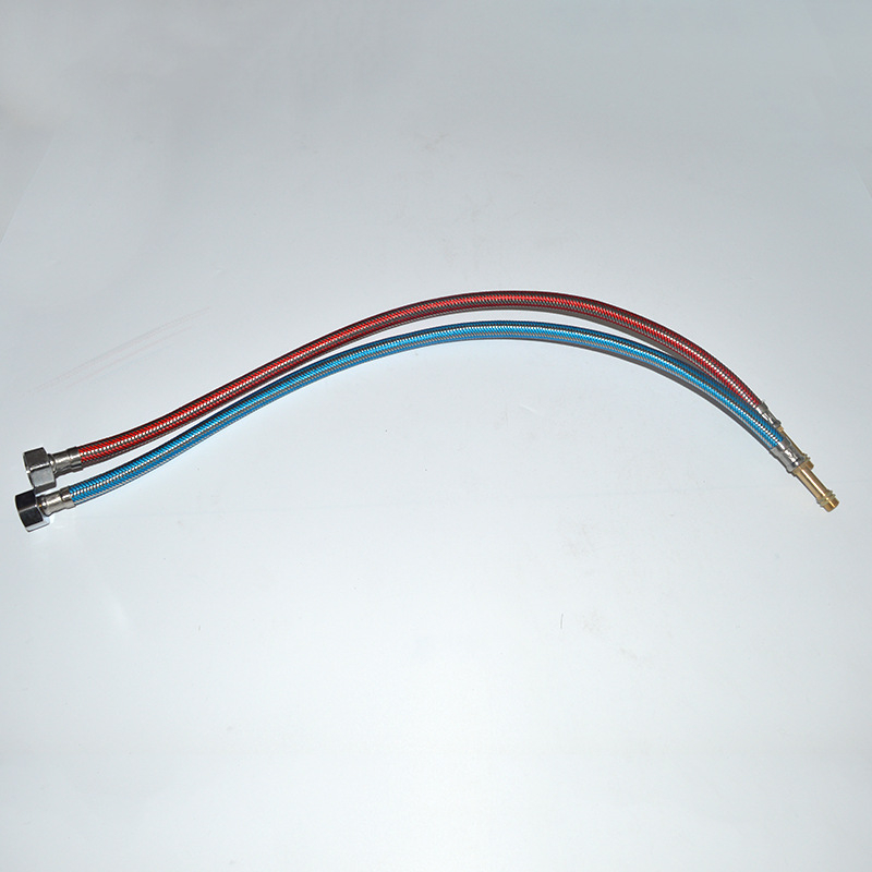 Nehrđajući čelični dovod vode za slavinu, opleten kabel, navojni spoj, 0,8 MPa, 0–100°C, model Gold Wire Hose