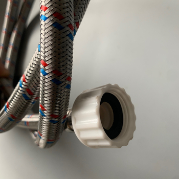 Jishitong 3/4 inčni opleteni dovod za perilicu rublja, aluminijska legura, hladna/topla voda, brzo spajanje, 10 bar, model BZ001