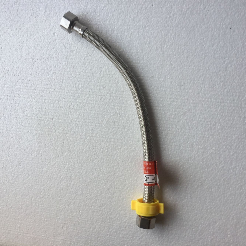 Cap de furtun din oțel inoxidabil 304, împletit, pentru țeavă de intrare (Model: furtun 304; Material: oțel inoxidabil 304; Presiune nominală: 10; Temperatură de funcționare: 100°C; Tip instalare: filet)