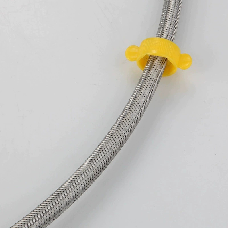 304G оплетен маркуч от неръждаема стомана за вход към водонагревател и тоалетен кран — 0.8 MPa, 0–90°C, ръчен монтаж