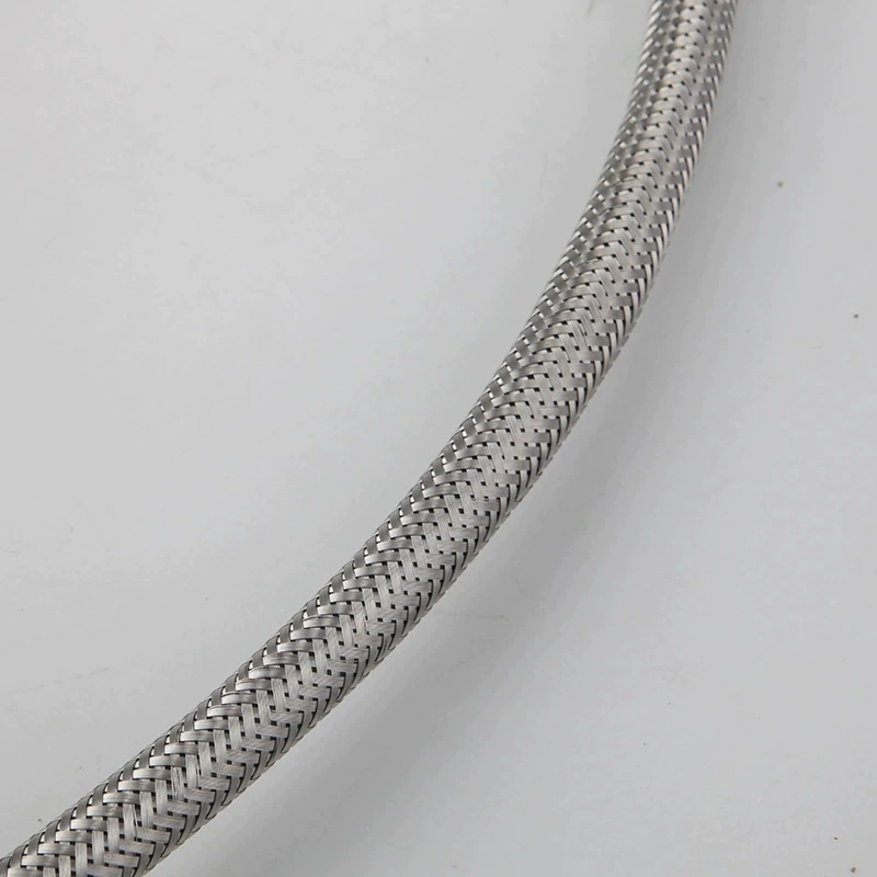 304 nehrđajući čelik opleteni vodovodni spoj za slavinu (topla i hladna voda), model Pointed Tube, ručna ugradnja, Jinlin, radna temperatura 0-90°C