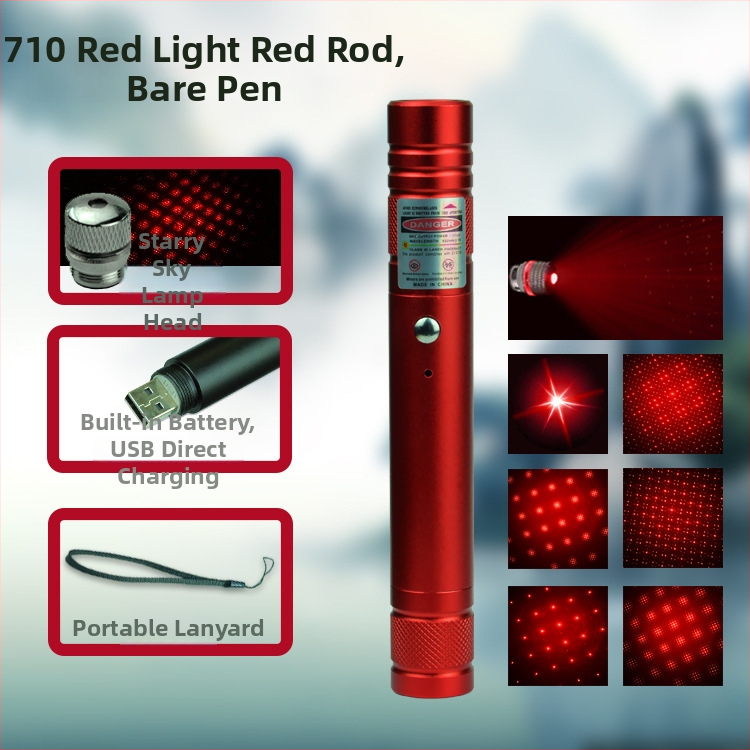 Laser pokazivač u olovci, MTTBCHA, aluminijska legura, Laser710, tisak logotipa