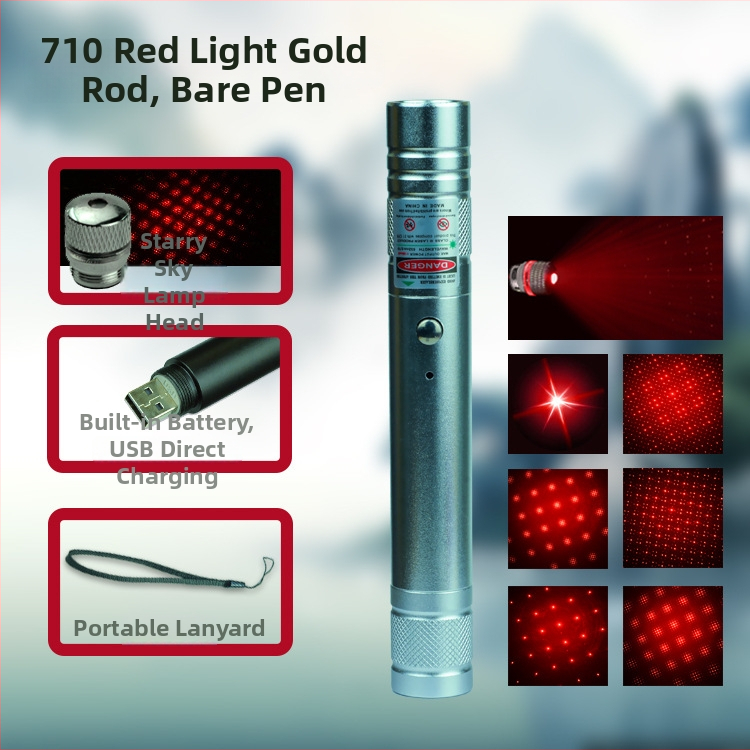 Laser pokazivač u olovci, MTTBCHA, aluminijska legura, Laser710, tisak logotipa