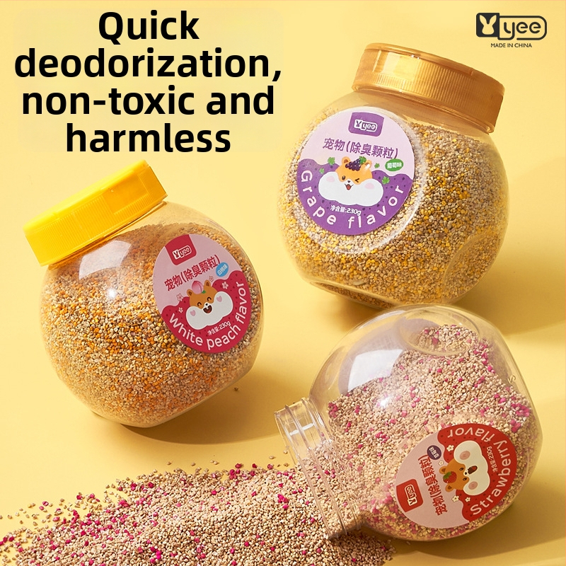 Dezodoračné granule pre klietku pre hamster - yee, jemná formula, dezodorizácia prostredia, 1 krabička